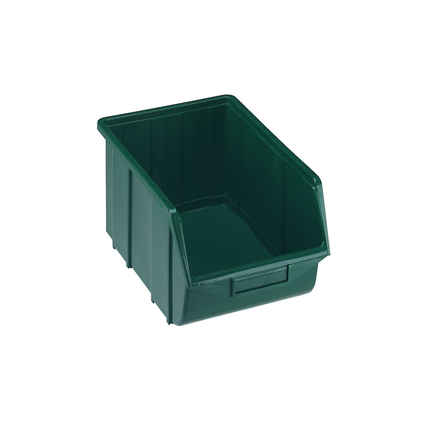 Open fronted storage bin made of polypropylene, LxWxH 355 x 220 x 167 mm, green, pack of 10.