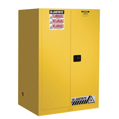 FM safety cupboards, HxWxD 1651 x 1092 x 864 mm, manual doors, for water hazardous media, yellow.