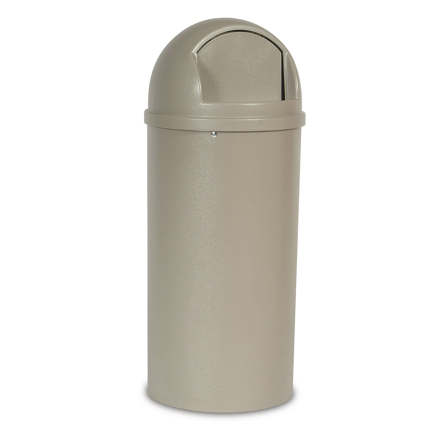 Waste collector (PE), fire preventing, capacity 57 l, HxØ 930 x 390 mm, beige.