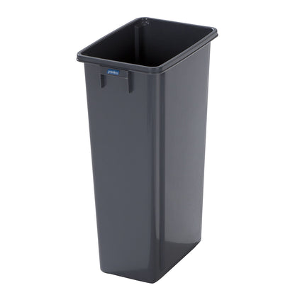 Robust recyclable waste collector, 80 l, grey.
