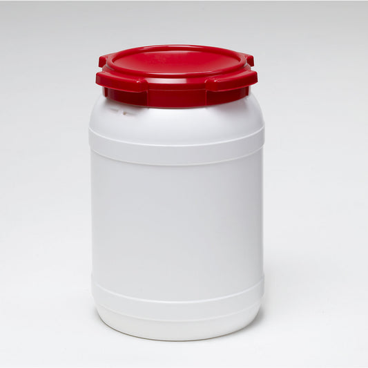 Wide neck drum, capacity 20 l, 1+ items.