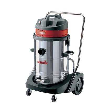 Industrial wet and dry vacuum cleaner GS series, 78 l stainless steel container, 2400 W.