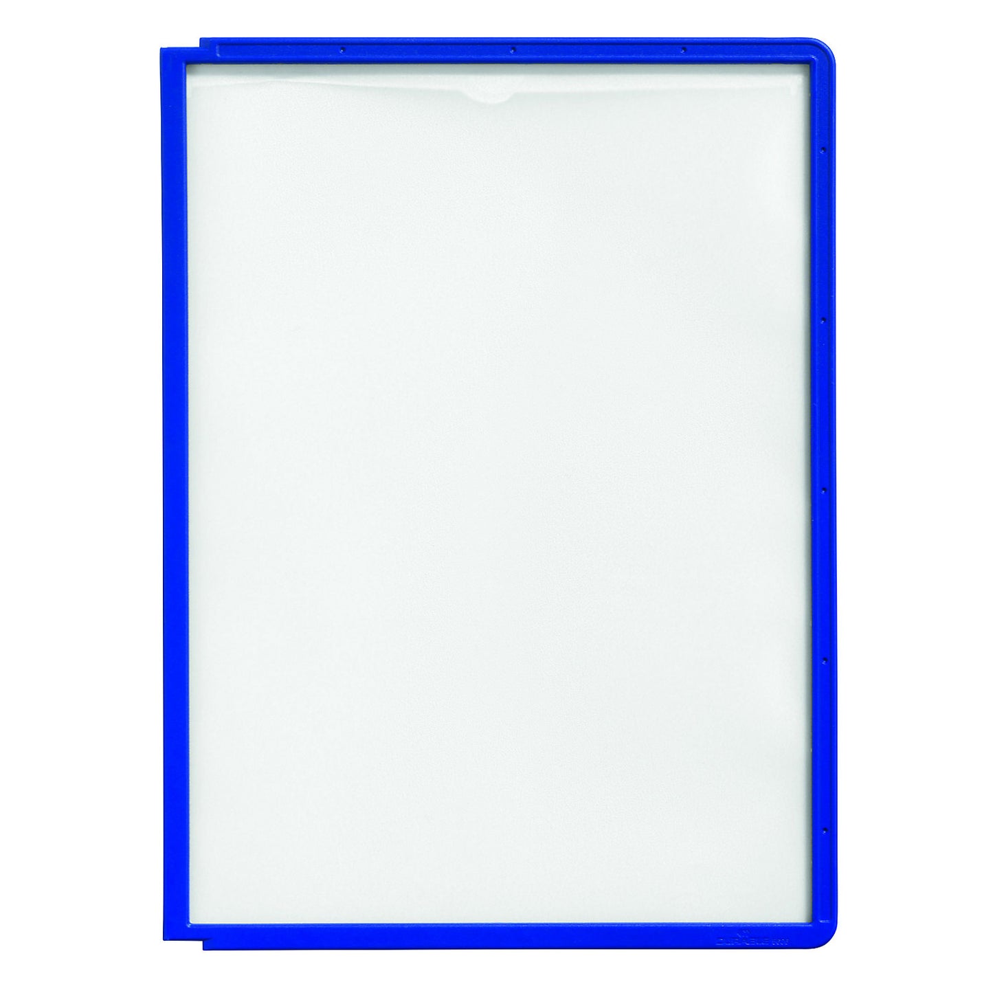 Clear view panel with profiled frame, for A4, pack of 10, blue.