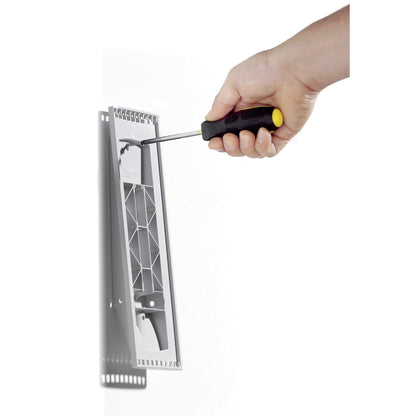 SHERPA wall holder, empty, holds 10 x A4 clear view panels.