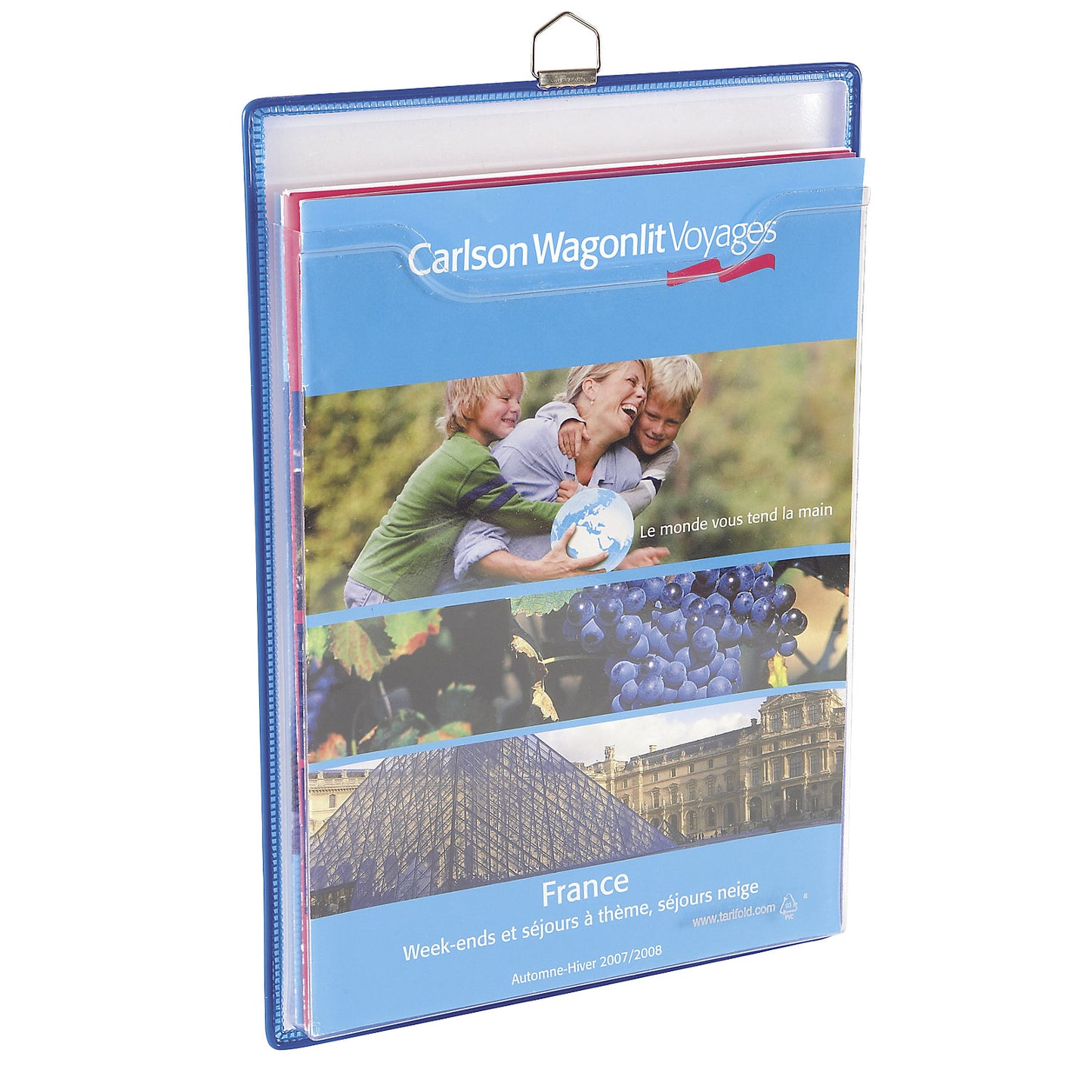 Clear view suspended filing pocket, pack of 5, for 150 individual sheets.