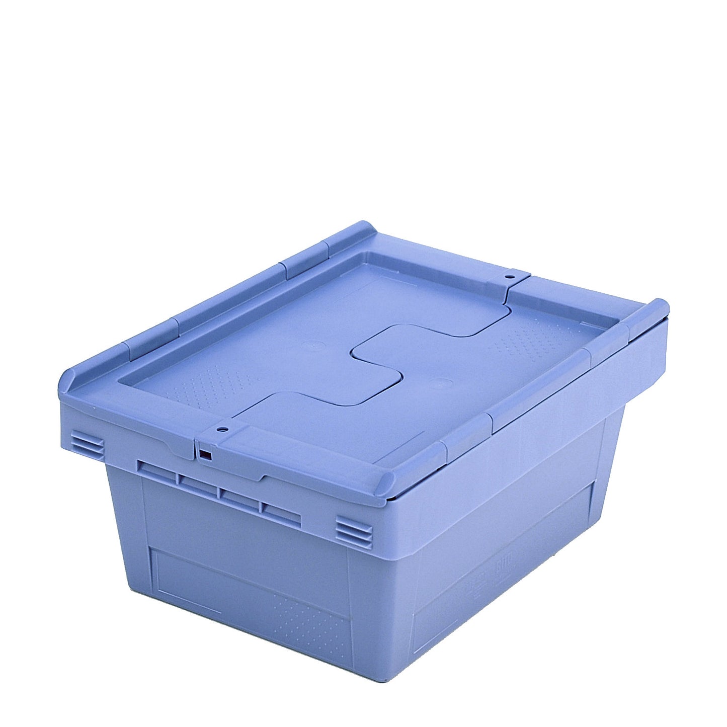 Reusable stacking container with folding lid, capacity 16 l, 1+ items.