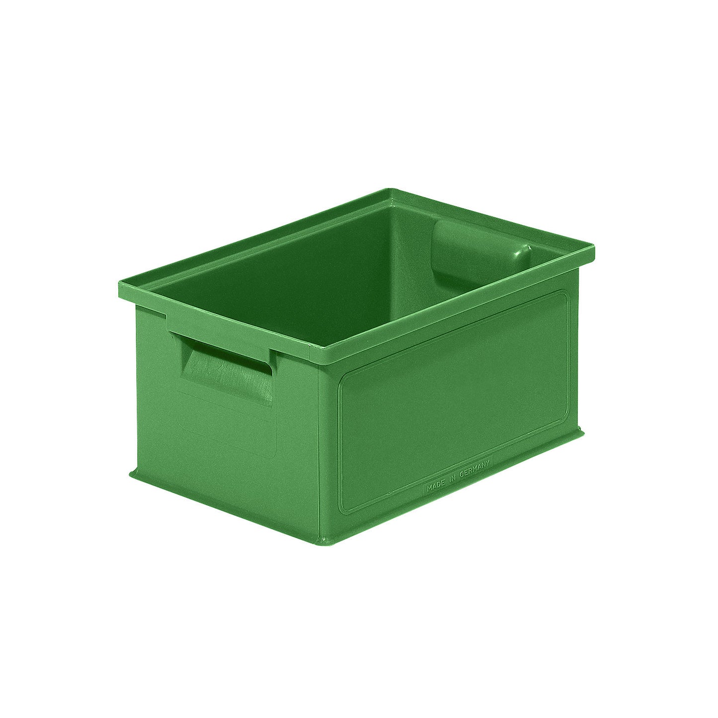 Stacking transport box, LxWxH 310 x 210 x 145 mm, colour green, pack of 20.