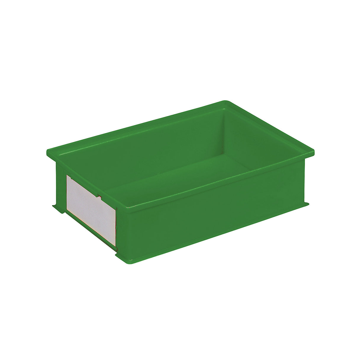 Stacking transport box, LxWxH 465 x 314 x 120 mm, colour green, pack of 16.