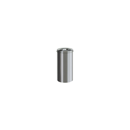 Safety waste collector, stainless steel, self-extinguishing, capacity 50 l, height 625 mm.
