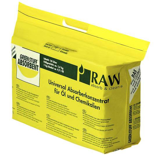 Universal absorbent concentrate, granulate in sack, 10 l, pack of 10.