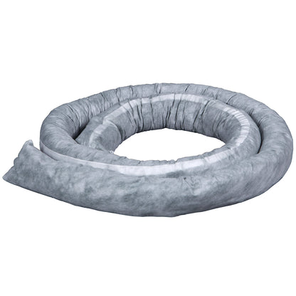 Absorbent sock, with universal absorbent concentrate, length 3000 mm, pack of 8.