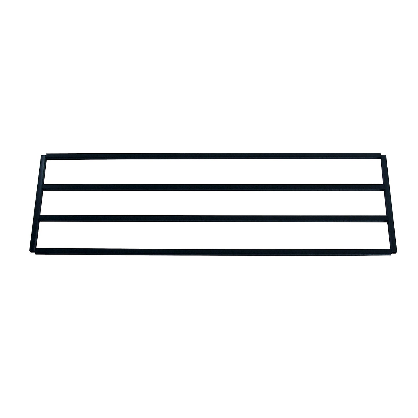 Shoe shelf for changing room bench, single sided, length 1000 mm.