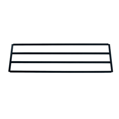Shoe shelf for changing room bench, single sided, length 1000 mm.