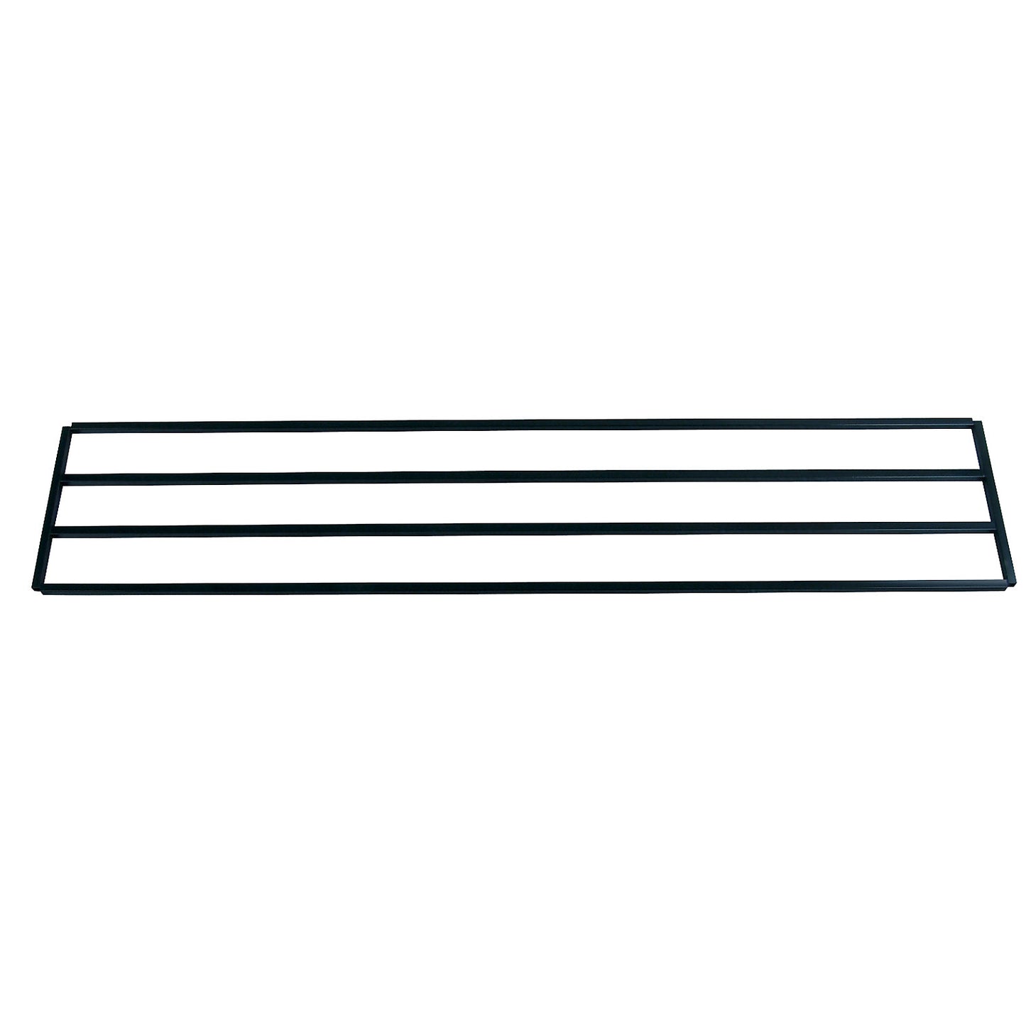 Shoe shelf for changing room bench, single sided, length 1500 mm.