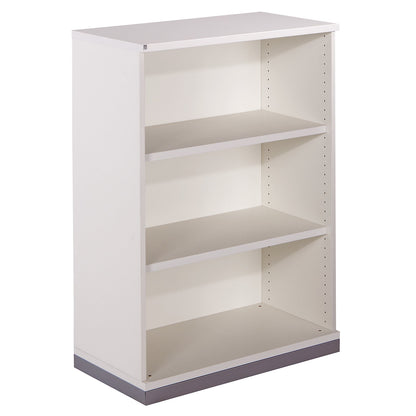 THEA - Shelf unit, 2 shelves, 3 file heights, antique white.