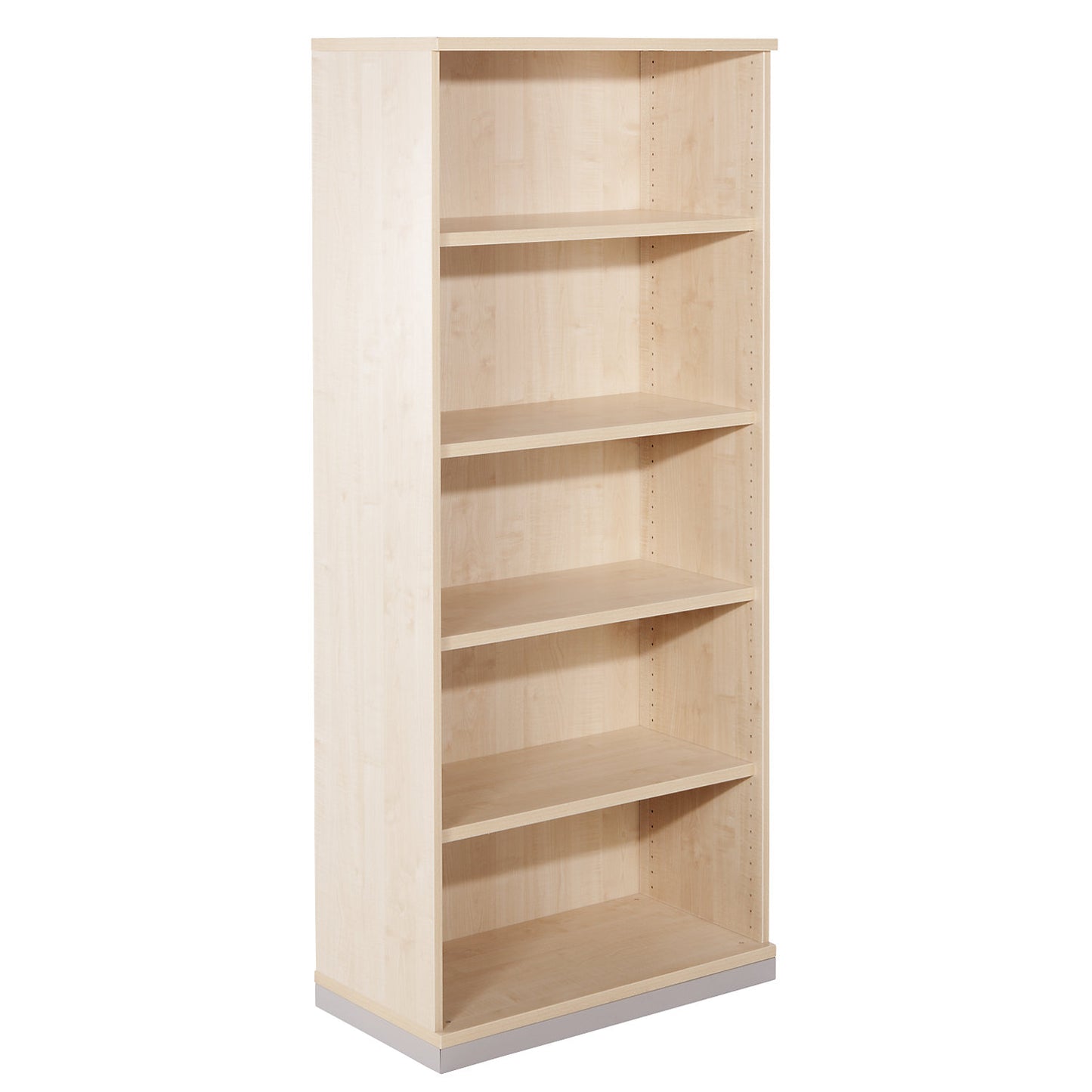 THEA - Shelf unit, 4 shelves, 5 file heights, maple finish.