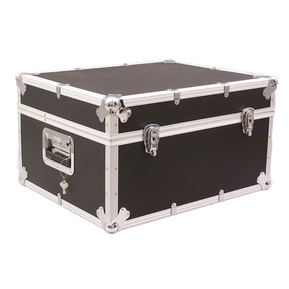 Transport box, upholstered, aluminium frame with plywood panels, external LxWxH 600 x 500 x 360 mm.