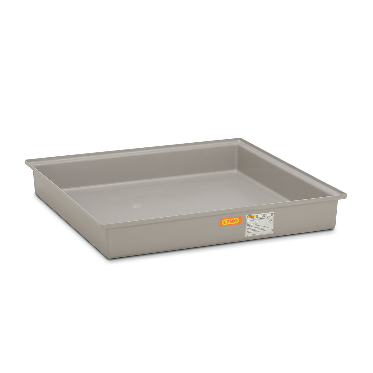GRP base sump tray, with certification, 4 x 200 l drums, without grate.