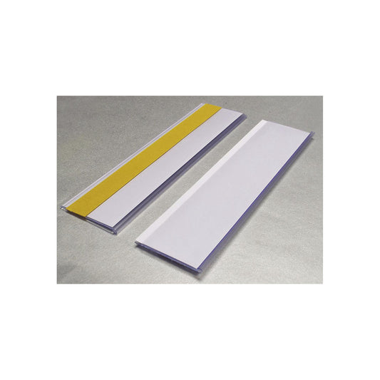 Ticket holders, self-adhesive, pack of 50, HxW 54 x 200 mm.