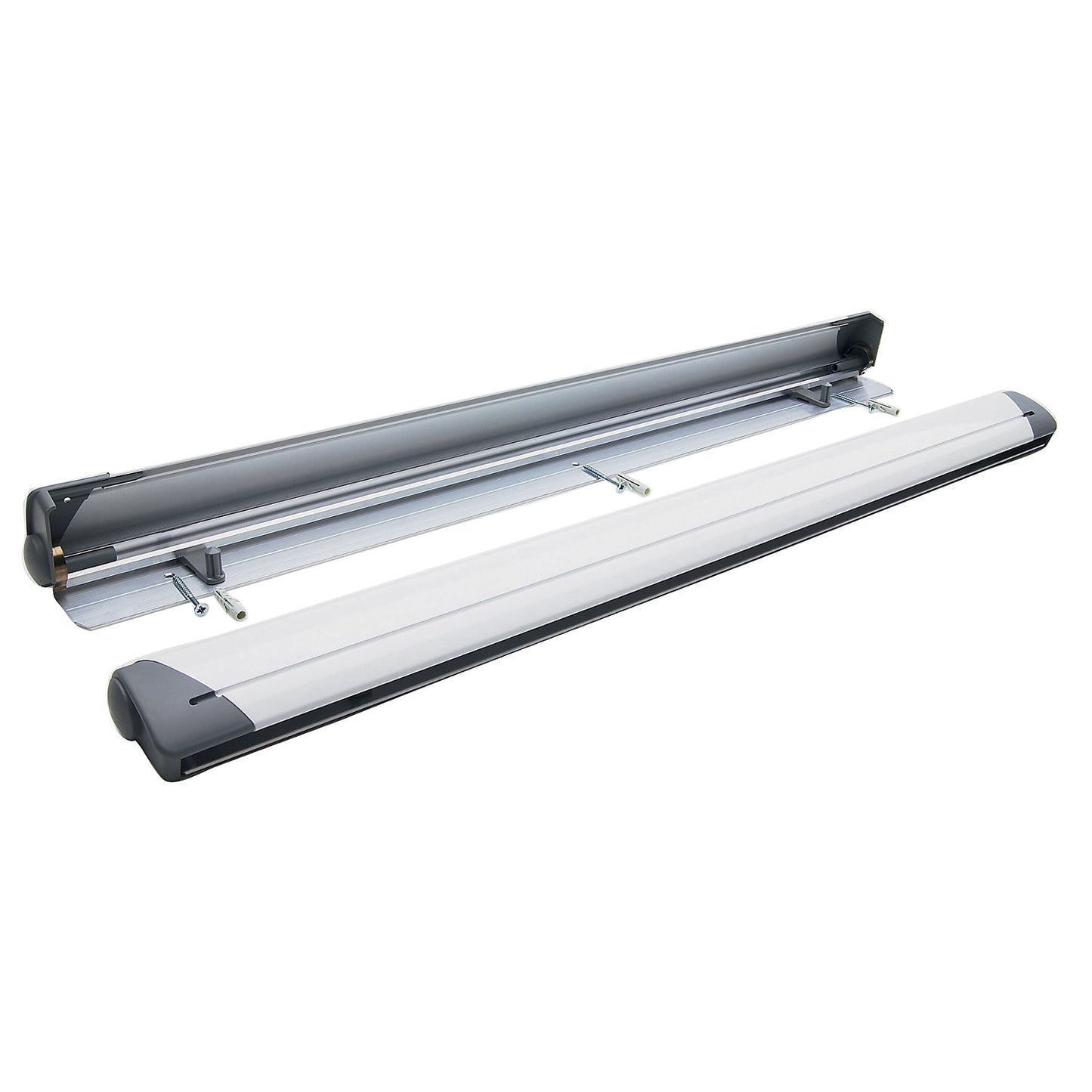Flipchart clamp, magnetic, white.