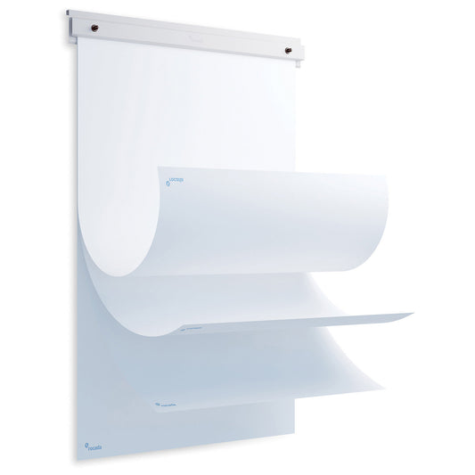 Flip-chart clamp, detachable, for whiteboard module.