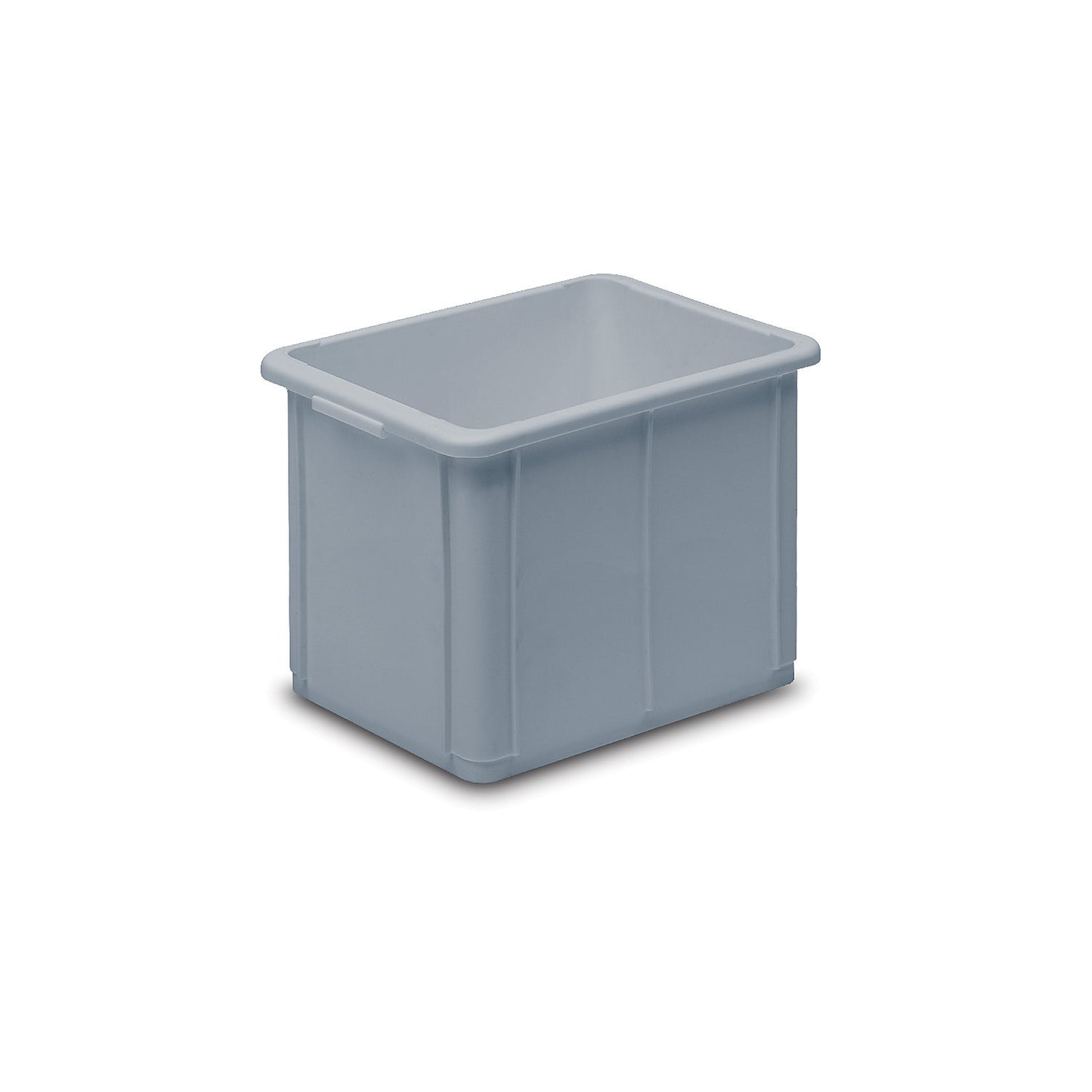 Stacking container made of polypropylene, capacity 30 l, external dimensions LxWxH 400 x 300 x 339 mm, grey.