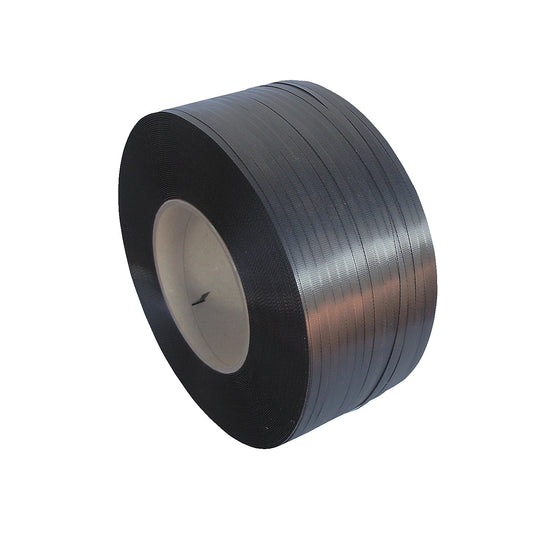 PP strapping, for automatic strapping, pack of 2, core Ø 280 mm, strap width 12 mm.