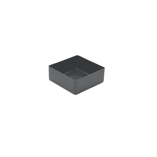 Bins, height 40 mm, grey, LxW 99x99 mm, pack of 50.