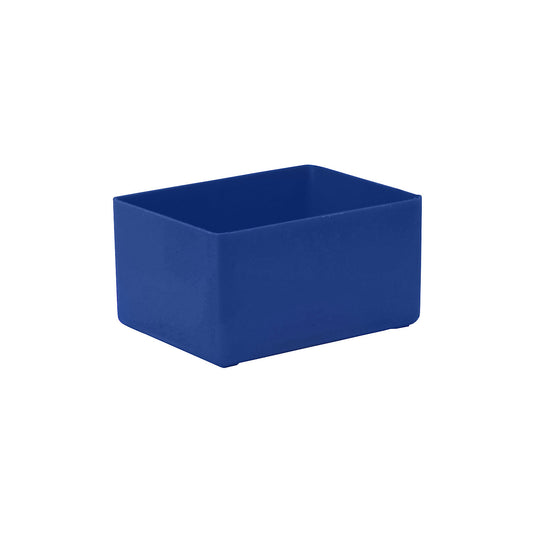 Insert box for drawer, LxWxH 106 x 80 x 54 mm, pack of 16, blue.