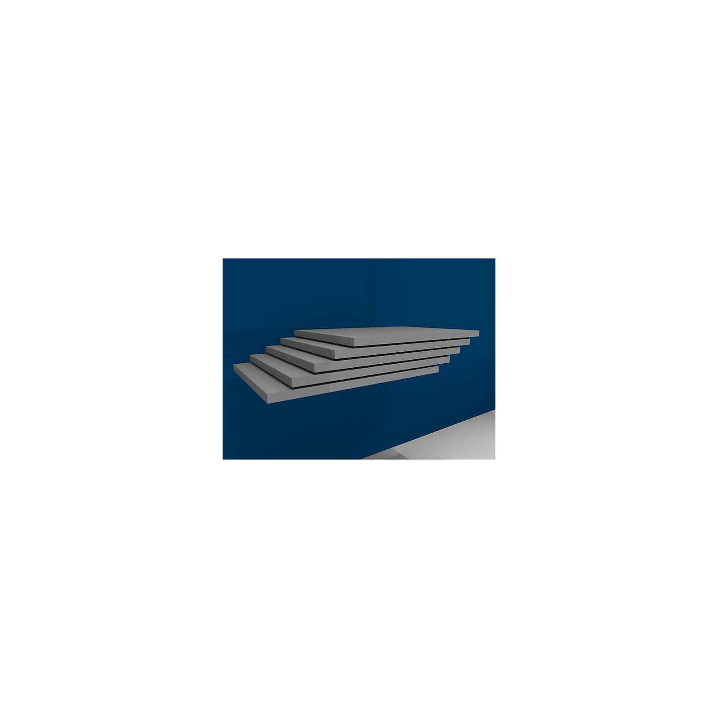 Shelf, width 1000 mm, pack of 5, depth 800 mm, max. load 200 kg, zinc plated.