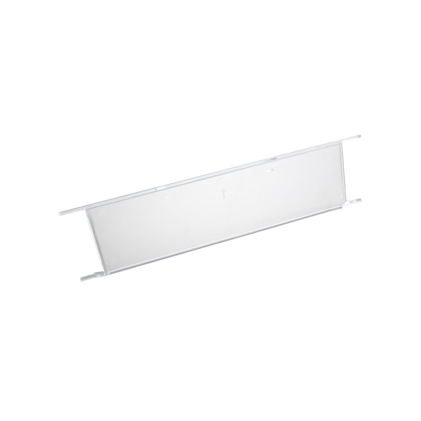 Transparent front panel, for open fronted storage bin, pack of 10, capacity 2.6 l.