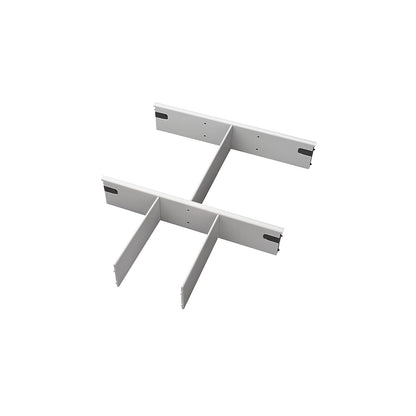 Set of 10 dividers, light grey, fully adjustable, 4x DIN A4/A6, 2x DIN A5.