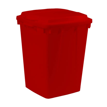 Multi-purpose container, capacity 90 l, LxWxH 510 x 485 x 600 mm, red.
