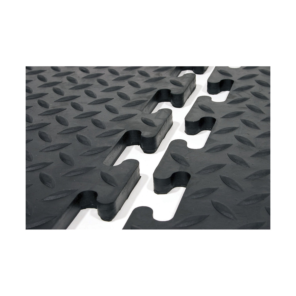 Comfort-Lok anti-fatigue matting, natural rubber, centre piece, LxW 800 x 700 mm, pack of 1.