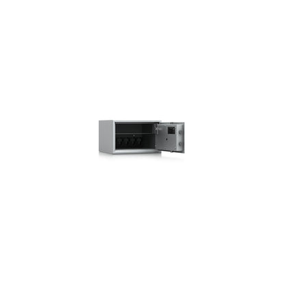 Built-in furniture safe with interior safe, VDMA B, S2, HxWxD 255 x 395 x 380 mm, with weapon holder.