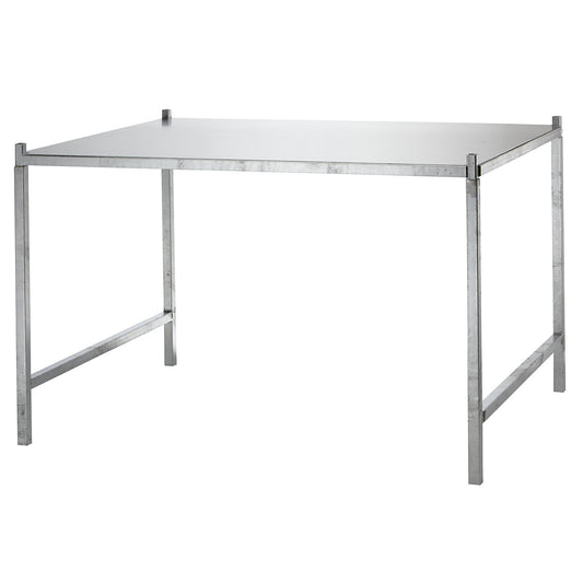 Gas cylinder shelf unit, HxWxD 850 x 1300 x 1000 mm, max. 2 units can be stacked on top of each other.