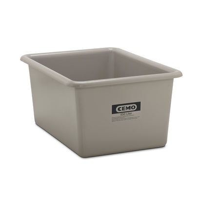 Large GRP container, capacity 550 l, LxWxH 1320 x 970 x 620 mm, grey.