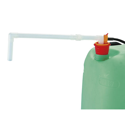 Small container pump, PP foot pump, immersion depth 900 mm.
