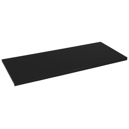Shelf, WxD 945 x 380 mm, pack of 2, graphite black RAL 9011.
