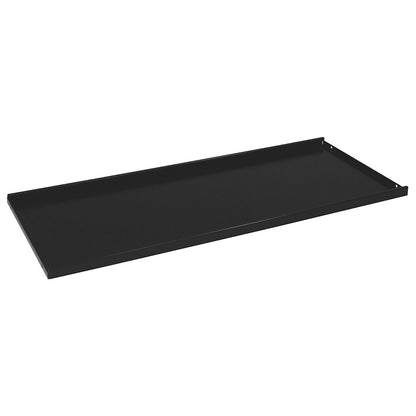 Shelf, WxD 945 x 380 mm, pack of 2, graphite black RAL 9011.