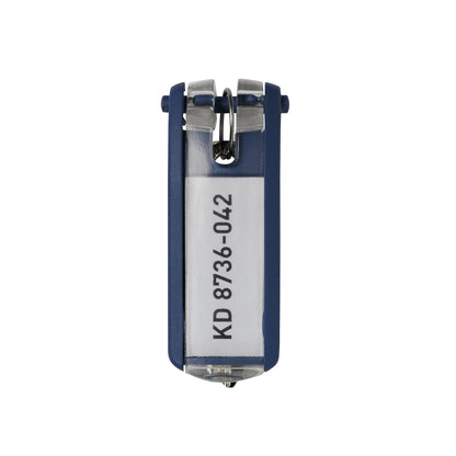Key tab, pack of 6, blue.