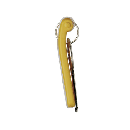 Key tab, pack of 6, yellow.
