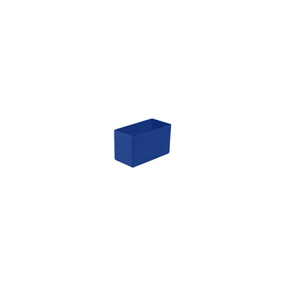 Bins, height 63 mm, blue, LxW 108x54 mm, pack of 50.