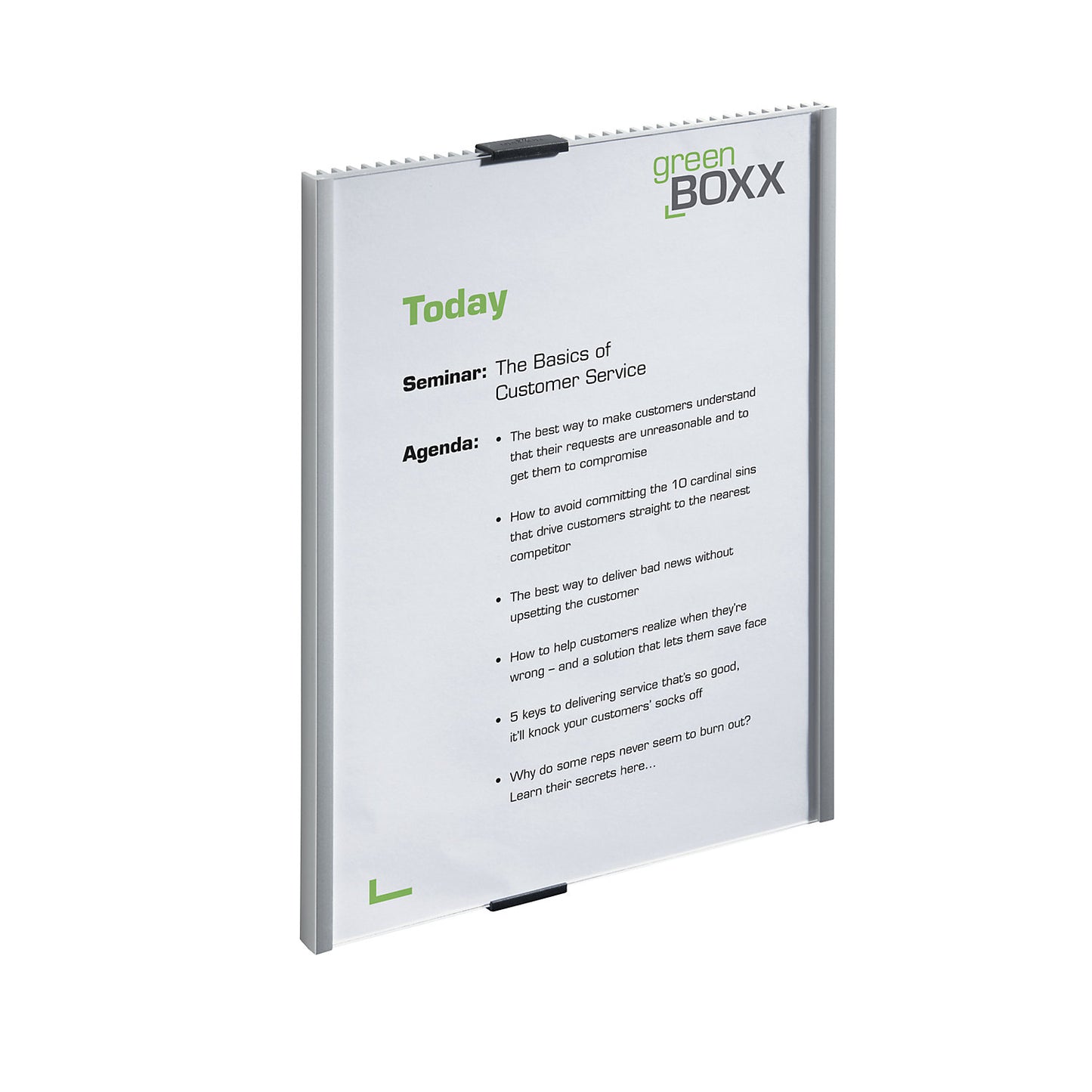 Door sign, ribbed design with acrylic cover plate, with cardboard insert, WxH 210 x 297 mm, pack of 2.
