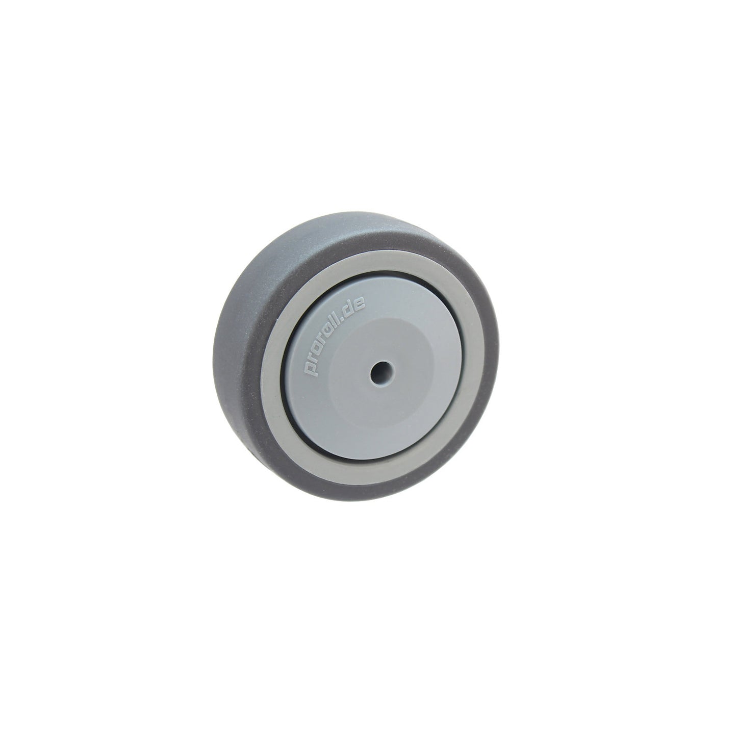 Rubber tyre, thermoplastic, ball bearings, wheel Ø x width 100 x 32 mm.