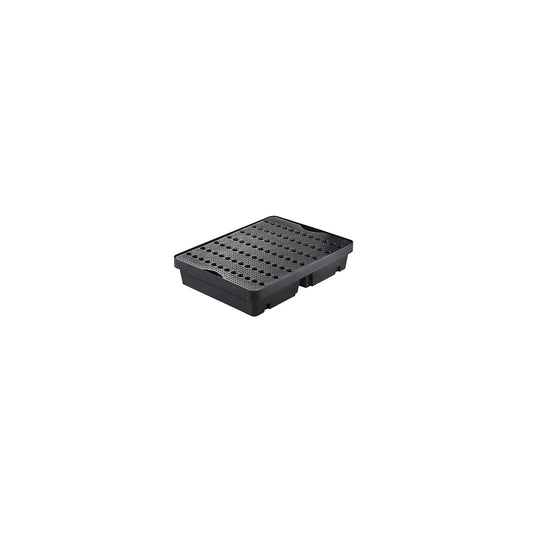 Small container pallet tray, made of polyethylene (LDPE), capacity 40 l, with PE grate.