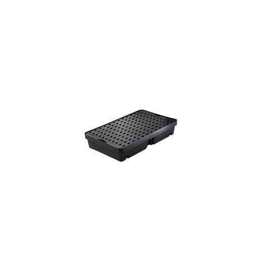Small container pallet tray, made of polyethylene (LDPE), capacity 60 l, with PE grate.
