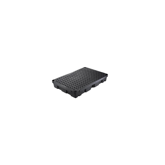 Small container pallet tray, made of polyethylene (LDPE), capacity 100 l, with PE grate.