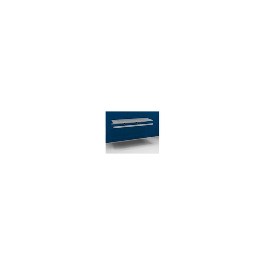 Additional shelf level incl. supports and steel shelf, width 2000 mm, depth 800 mm.
