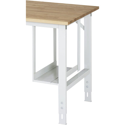 PC holder, width adjustable from 150 - 230 mm, light grey.
